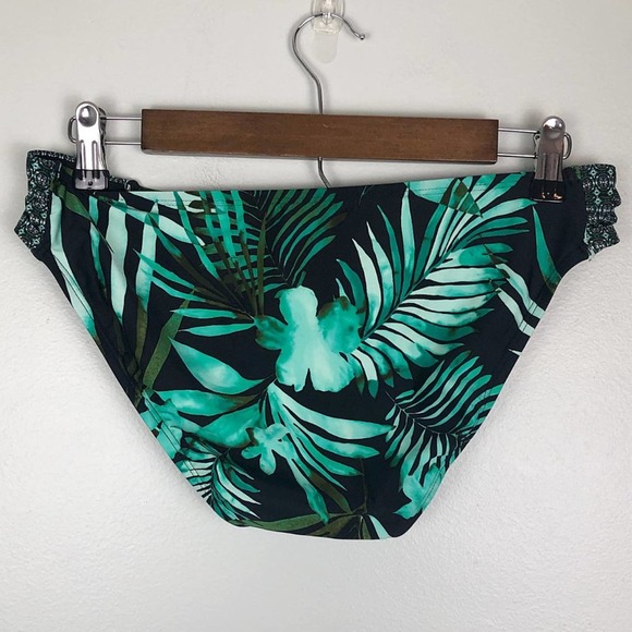 Jantzen Leafy Tropical Palm Tab-Side Bikini Bottom - Picture 8 of 10
